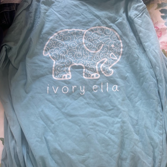 blue ivory ella long sleeve size small - Picture 2 of 2